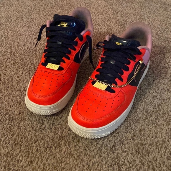 Nike Air Force 1 ‘07 Cuban Link Shoes Womens size 8 - Picture 1 of 7